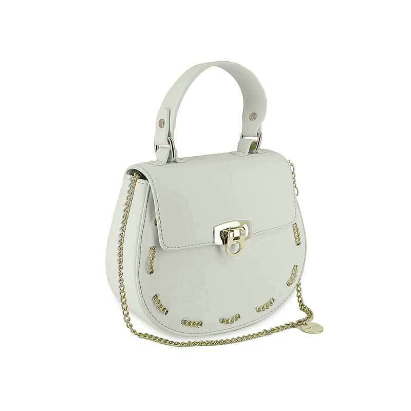 Chain detail handbag