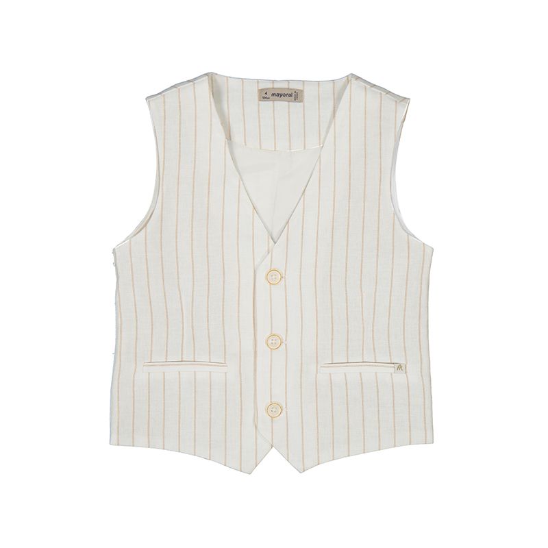 Vest i linblanding striper