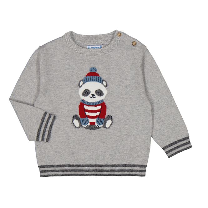 Hovedbilde Genser i ullblanding panda