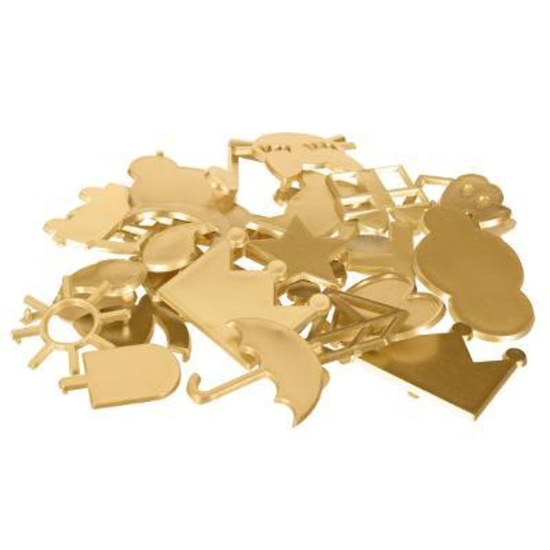 Tavle med bokstaver og symboler