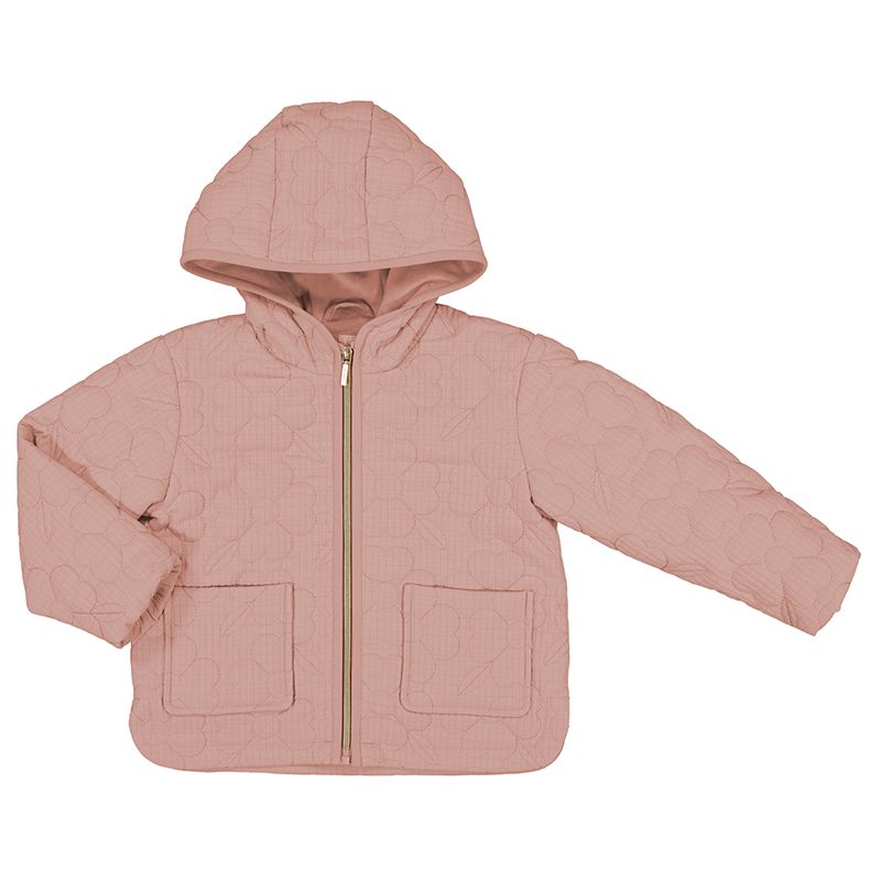 Vattert jakke rose