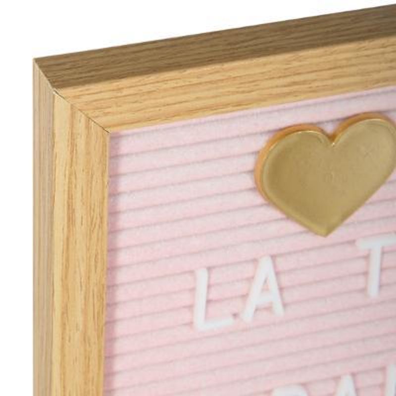 Tavle med bokstaver og symboler