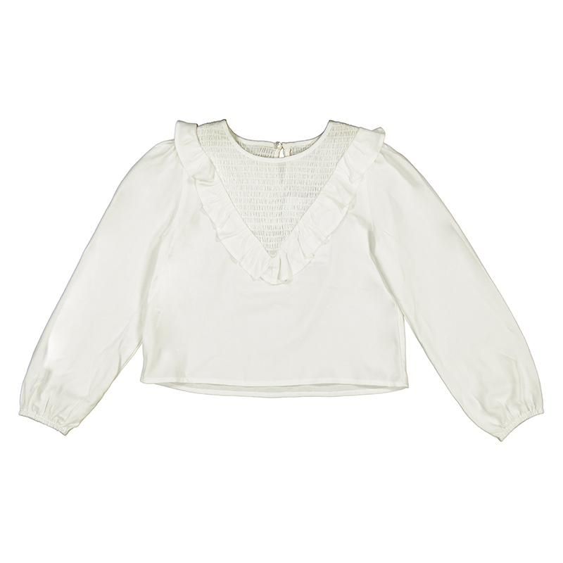 Hvit bluse 
