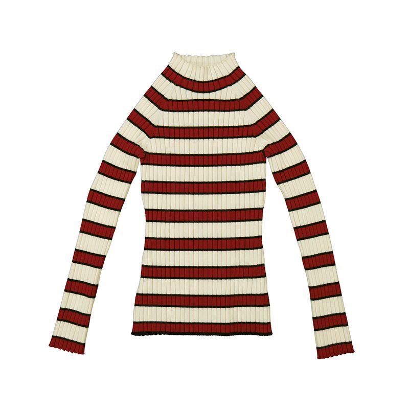 Strikket mockneck