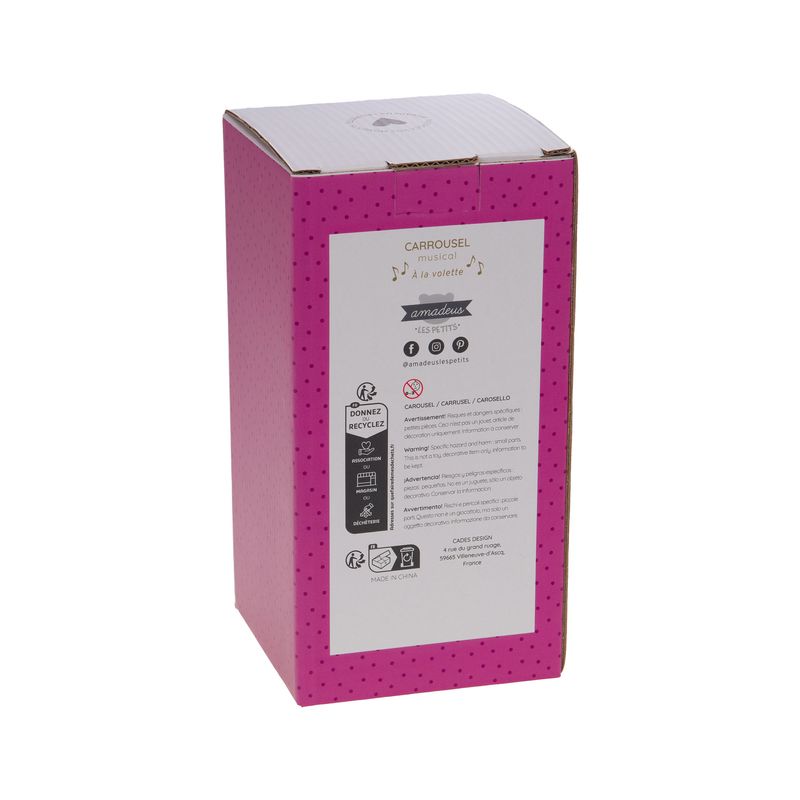 Karusell rosa og lilla