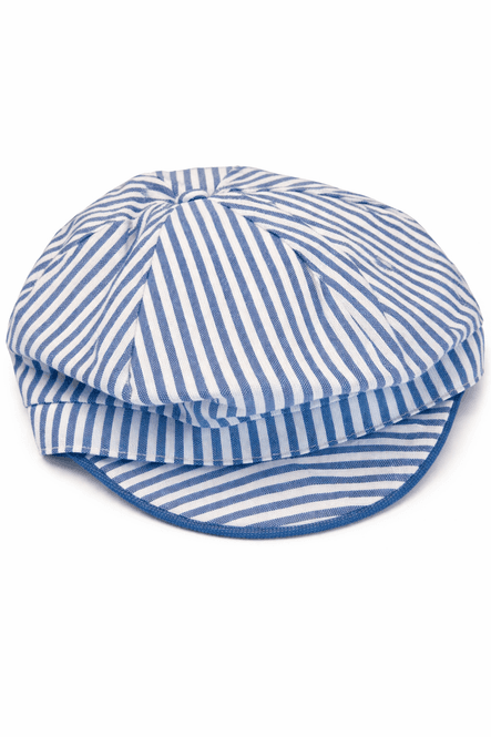 Hovedbilde Stripete Caps sommerblå